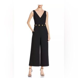 Tory Burch Black Jumpsuit with Gold Buttons